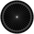 Blank protractor - Actual Size Graduation isolated on background vector