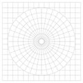 Blank protractor - Actual Size Graduation isolated on background vector