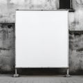 Blank Public Advertising Billboard with Copy Space