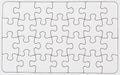 Blank Puzzle Royalty Free Stock Photo
