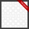 Blank Puzzle in Frame Royalty Free Stock Photo