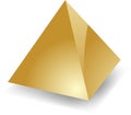 Blank pyramid Royalty Free Stock Photo