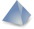 Blank pyramid Royalty Free Stock Photo
