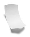 Blank Receipt Royalty Free Stock Photo