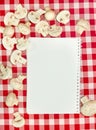 Blank recipes book Royalty Free Stock Photo