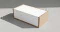 Blank Rectangular Box Mockup Royalty Free Stock Photo