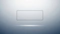 Blank Rectangular Sign with Subtle Shadow on Gradient Background rectangle empty Royalty Free Stock Photo