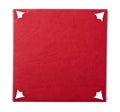 Blank red notecard Royalty Free Stock Photo