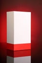 Blank Red White Packaging Box for Mockups