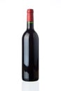 Blank red wine bottle Royalty Free Stock Photo