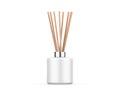 Blank reed diffuser aroma stick fragrance scent perfume paper box packaging for mockup template Royalty Free Stock Photo