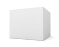 Blank retail product box concept 3d illustration