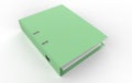 Blank ring binder folder design mockup. Royalty Free Stock Photo