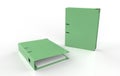 Blank ring binder folder design mockup. Royalty Free Stock Photo