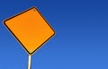 Blank Road Sign (with Path) Royalty Free Stock Photo