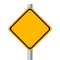 Blank road sign Royalty Free Stock Photo