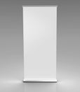 Blank roll up banner