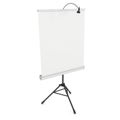 Blank Roll Up Expo Banner Stand on Tripod Royalty Free Stock Photo