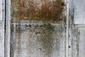 Blank rusty metal wall