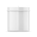 Blank scented candle for branding and mock up, votive candle mockup on isolated white background