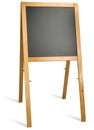 Blank school blackboard on a white background