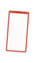Blank Screen Phone Template In Simple Style Royalty Free Stock Photo