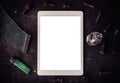 Blank screen tablet Royalty Free Stock Photo