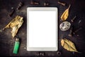Blank screen tablet Royalty Free Stock Photo
