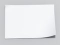 Blank sheet of paper Royalty Free Stock Photo