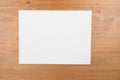 A blank sheet of paper. life with a clean slate Royalty Free Stock Photo