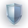Blank shield protection emblem