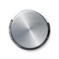 Blank shiny push button Royalty Free Stock Photo