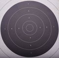 Blank shooting target Royalty Free Stock Photo