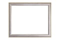 Blank silver and gold picture frame