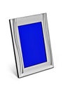 Blank silver photo frame.