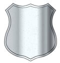 Blank Silver Shield Royalty Free Stock Photo