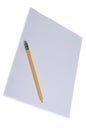 Blank Sketch Pad Royalty Free Stock Photo