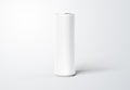 Blank slim soda can mockup on white background 3D rendering