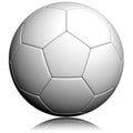 Blank soccer ball