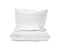 Blank soft pillow on white background.