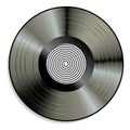 Blank spiral LP Royalty Free Stock Photo