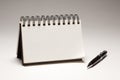 Blank Spiral Note Pad and Pen Royalty Free Stock Photo