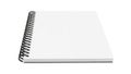 Blank spiral notebook ready for writing Royalty Free Stock Photo
