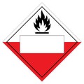 Blank Spontaneously Combustible Symbol Sign, Vector Illustration, Isolate On White Background Label. EPS10