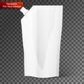 Blank spout pouch, bag foil or plastic packaging Royalty Free Stock Photo