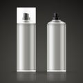 Blank spray can Royalty Free Stock Photo