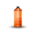 Blank spray paint, vector illustration, 3D