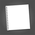 Blank Square notebook calendar mockup cover template