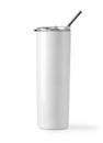 Blank Stainless Steel Tumbler Royalty Free Stock Photo