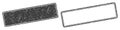 Blank stamp set. blank square grunge sign Royalty Free Stock Photo
